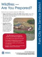 Wildfires - Are you Prepared?